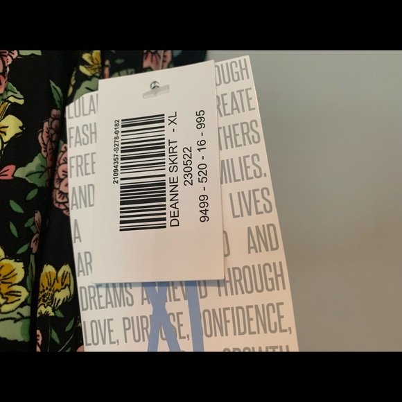 SZ XL LuLaRoe Deanne Skirt - Picture 6 of 8